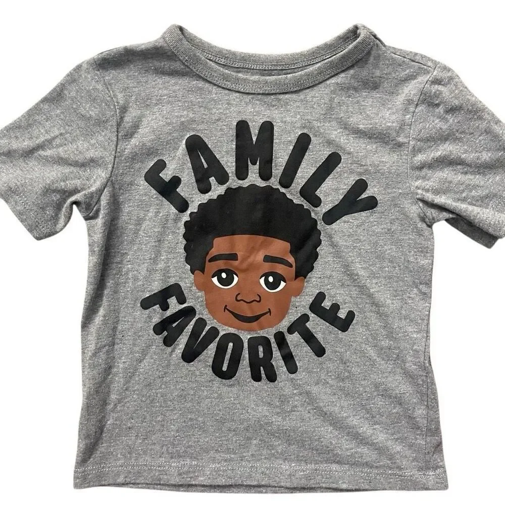 The Children’s Place Toddler Boy’s FAMILY FAVORITE Short Sleeve Graphic Tee 2T